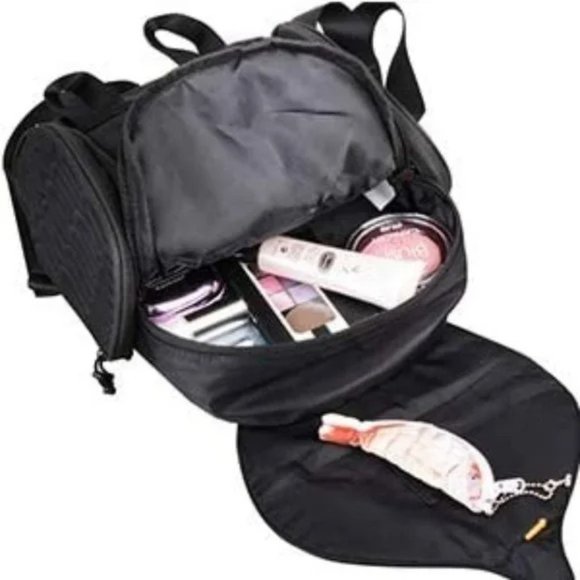 CUTE Black Owl Vegan Leather Backpack Punk Purse Shoulder Bag Daypack New NWT